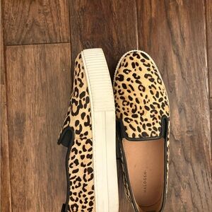 Halogen Animal Print Loafers
